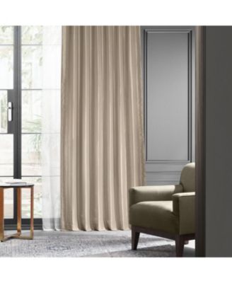 Faux Silk Taffeta Blackout Curtain