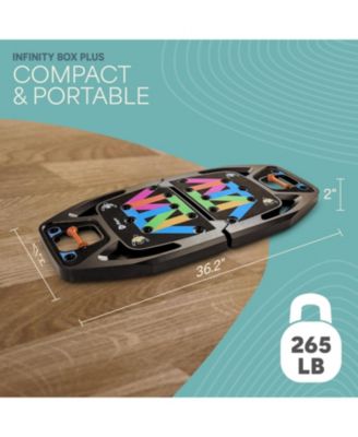 Portable Home Gym Kit – Push Up Board with Resistance Bands for Full Body Workouts