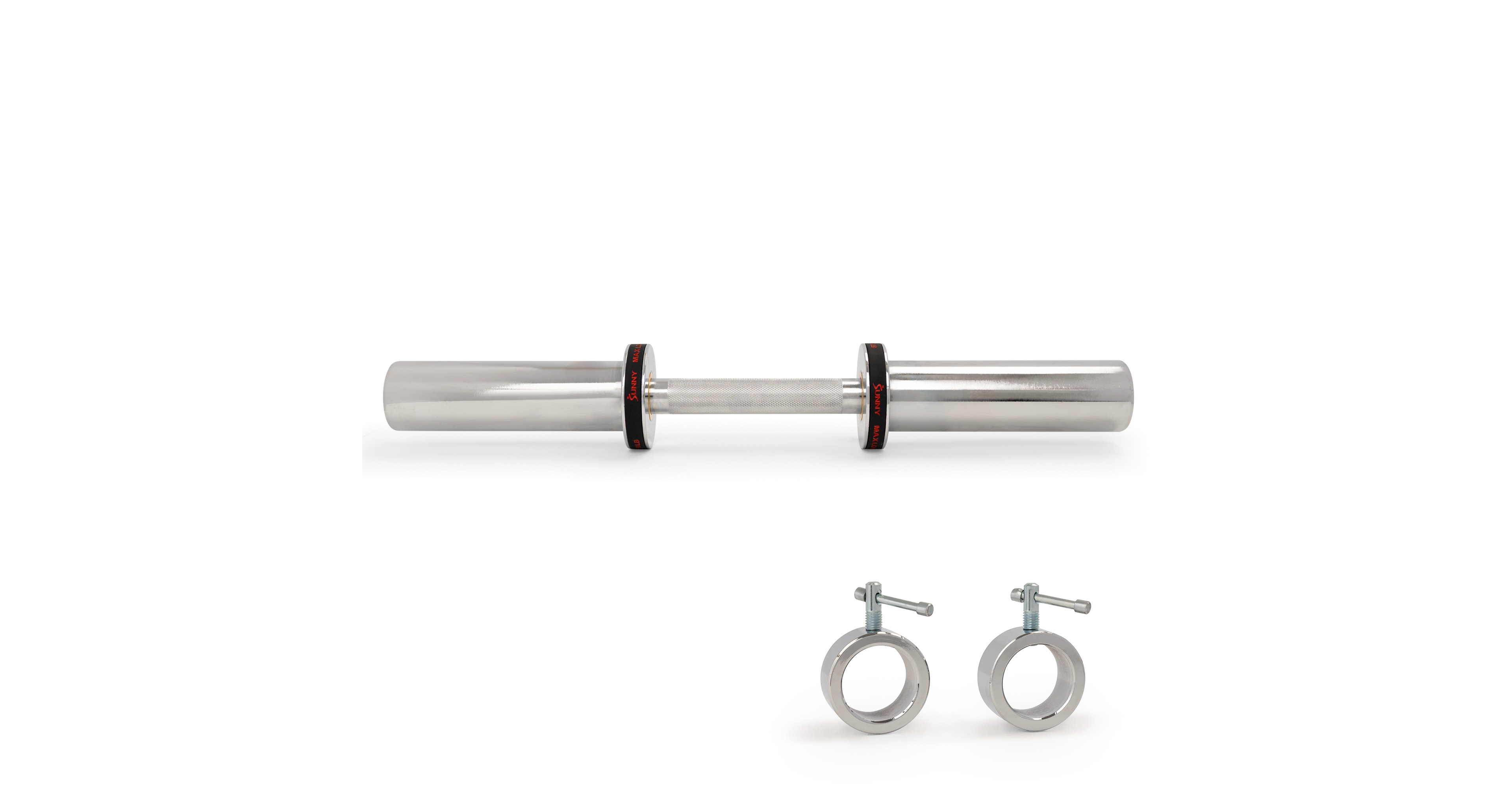 Sunny Health & Fitness Olympic Dumbbell Bar - 20"