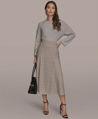 Women's Side Zip A-Line Skirt