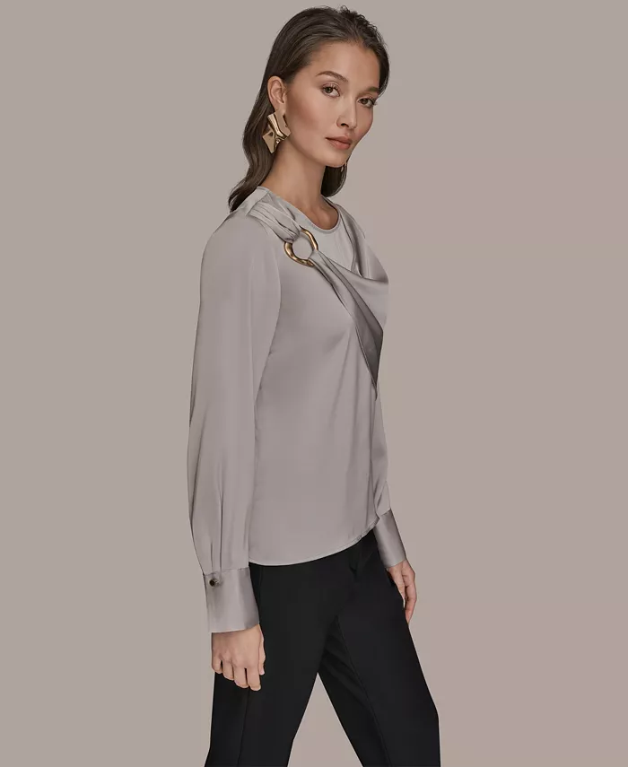 Women's Scoop Neck Long-Sleeve Top - thumbnail 3