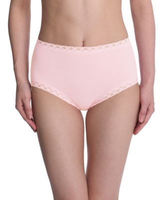 Women's Bliss Lace-Trim High Rise Cotton Brief 755058