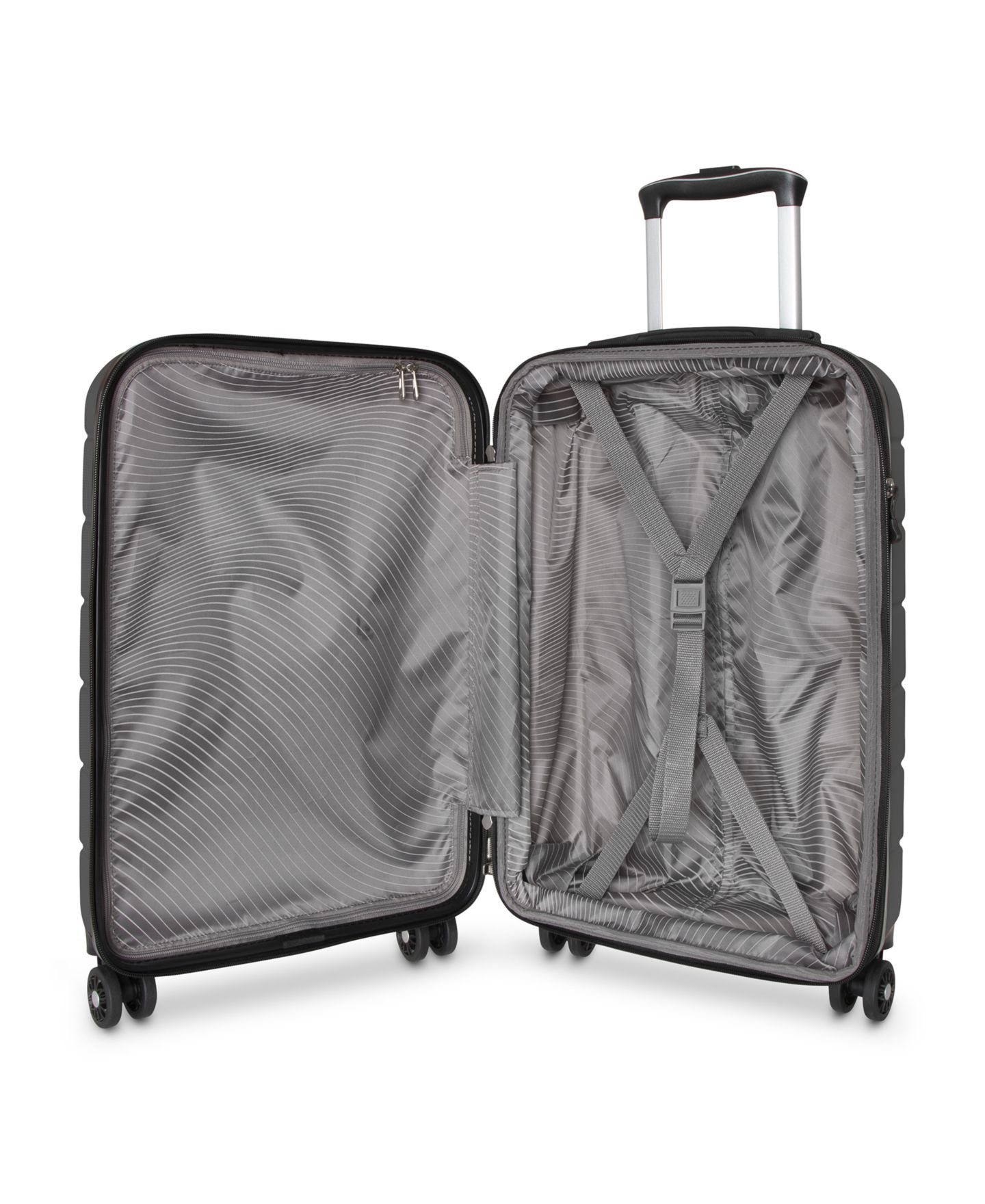 Чемодан Skyway Silverton 23" Carry-On Spinner Suitcase, цвет: Чёрный — фото 6