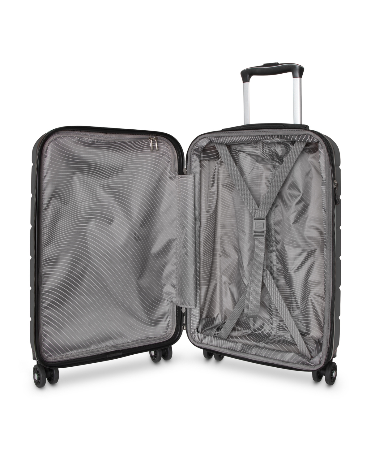 Skyway Silverton 23" Carry-on Spinner Suitcase In Black
