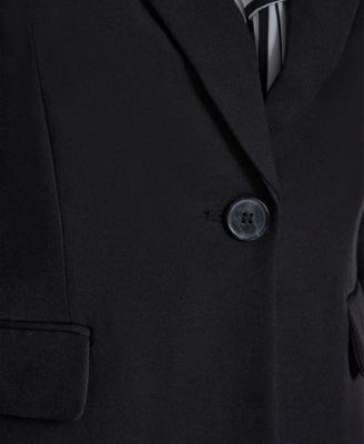 Petite Notch Collar 1-Button Jacket