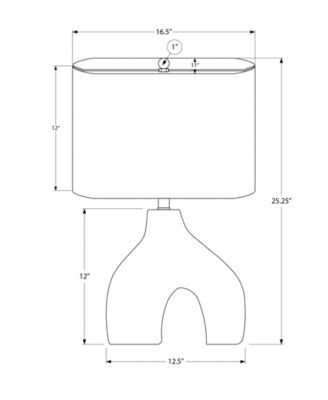 Lighting 25" Ceramic Table Lamp