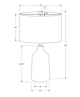 Lighting 24" Ceramic Table Lamp