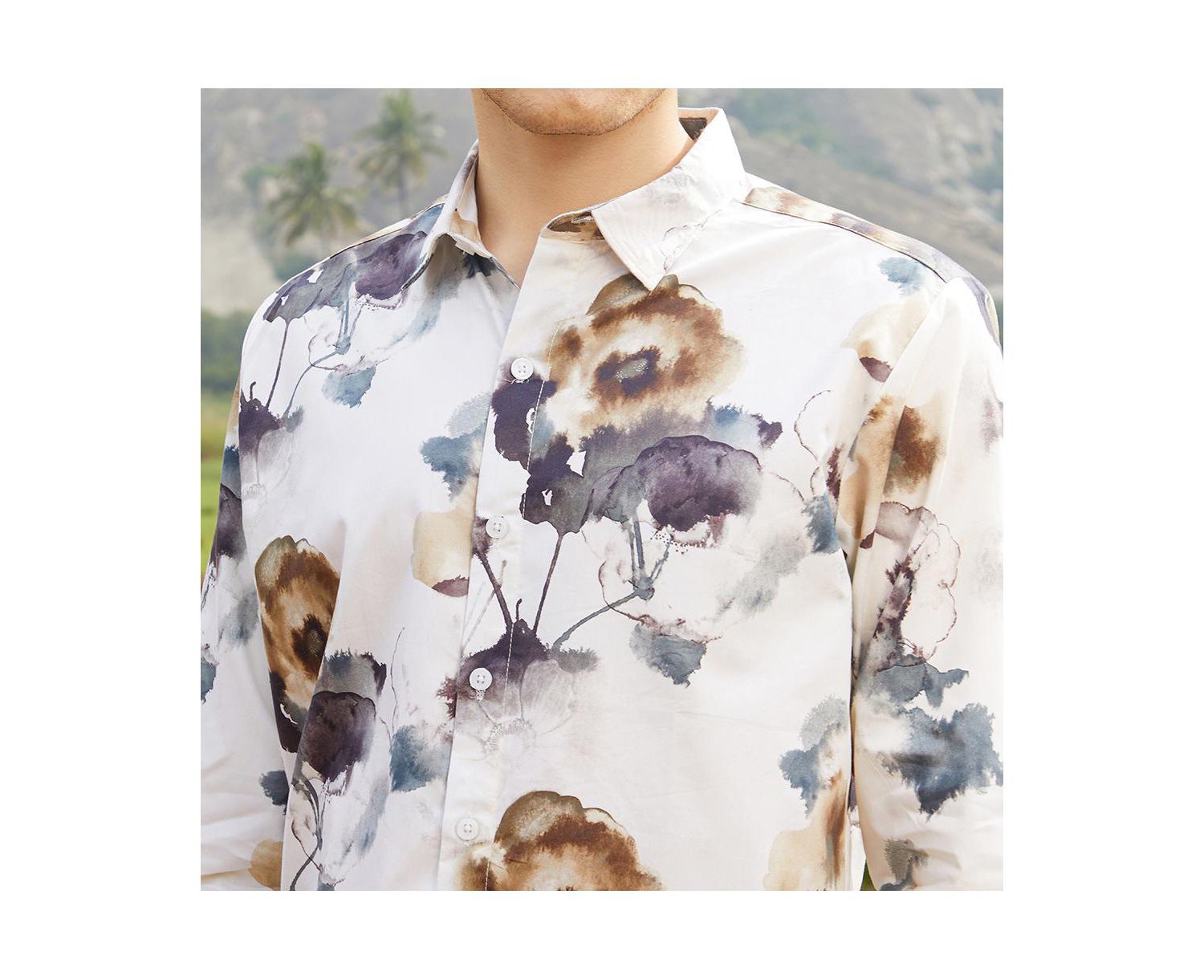 Men's Off-White Earthy Splotch Shirt