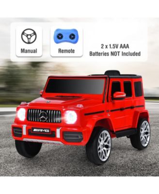 12V Mercedes-Benz G63 Licensed Kids Ride On Car with Remote Control