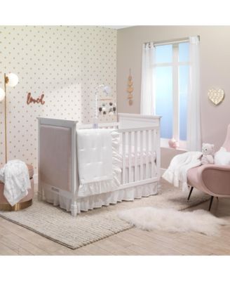 Signature Pink/White Leopard Organic Cotton Fitted Crib Sheet