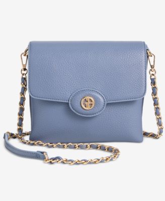 Pebble East West Small Flap Crossbody, Exclusively at Macy's 