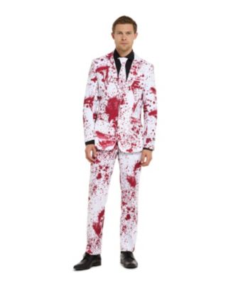 Men's Men s Halloween Costume Red Splatter Party Outfit