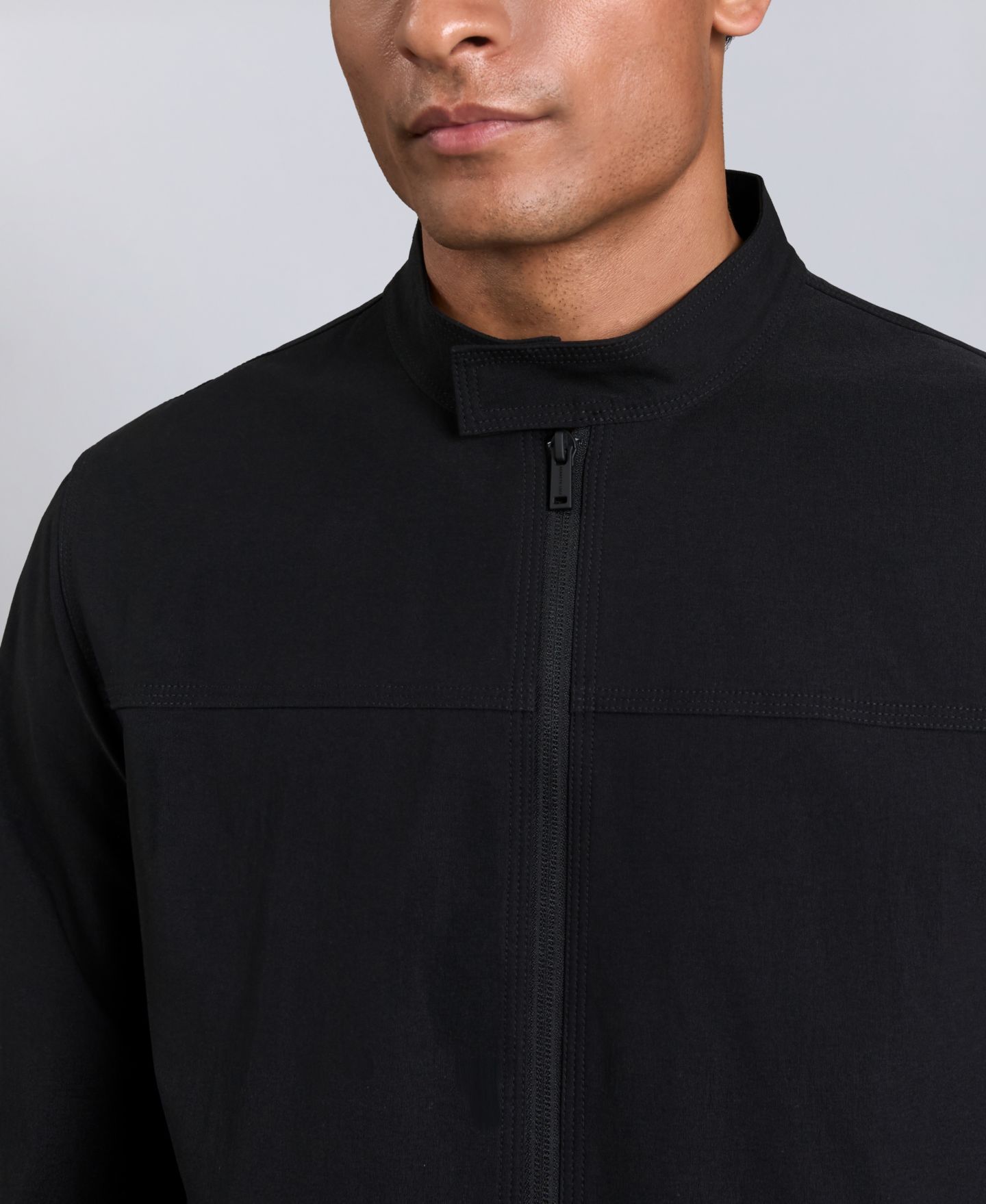 Мужская куртка Kenneth Cole Kennth Cole Flex Water-Resistant Full-Zip Utility, цвет: Чёрный — фото 3
