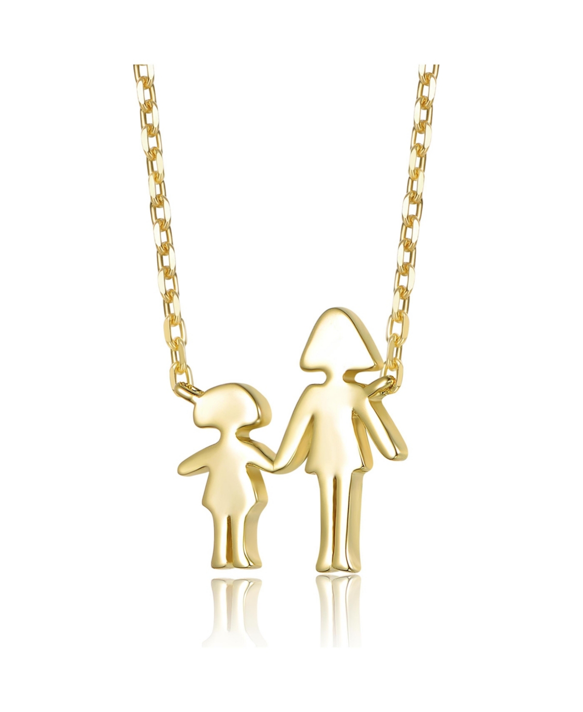 GiGiGirl 14K Gold Plated Family Themed Necklace