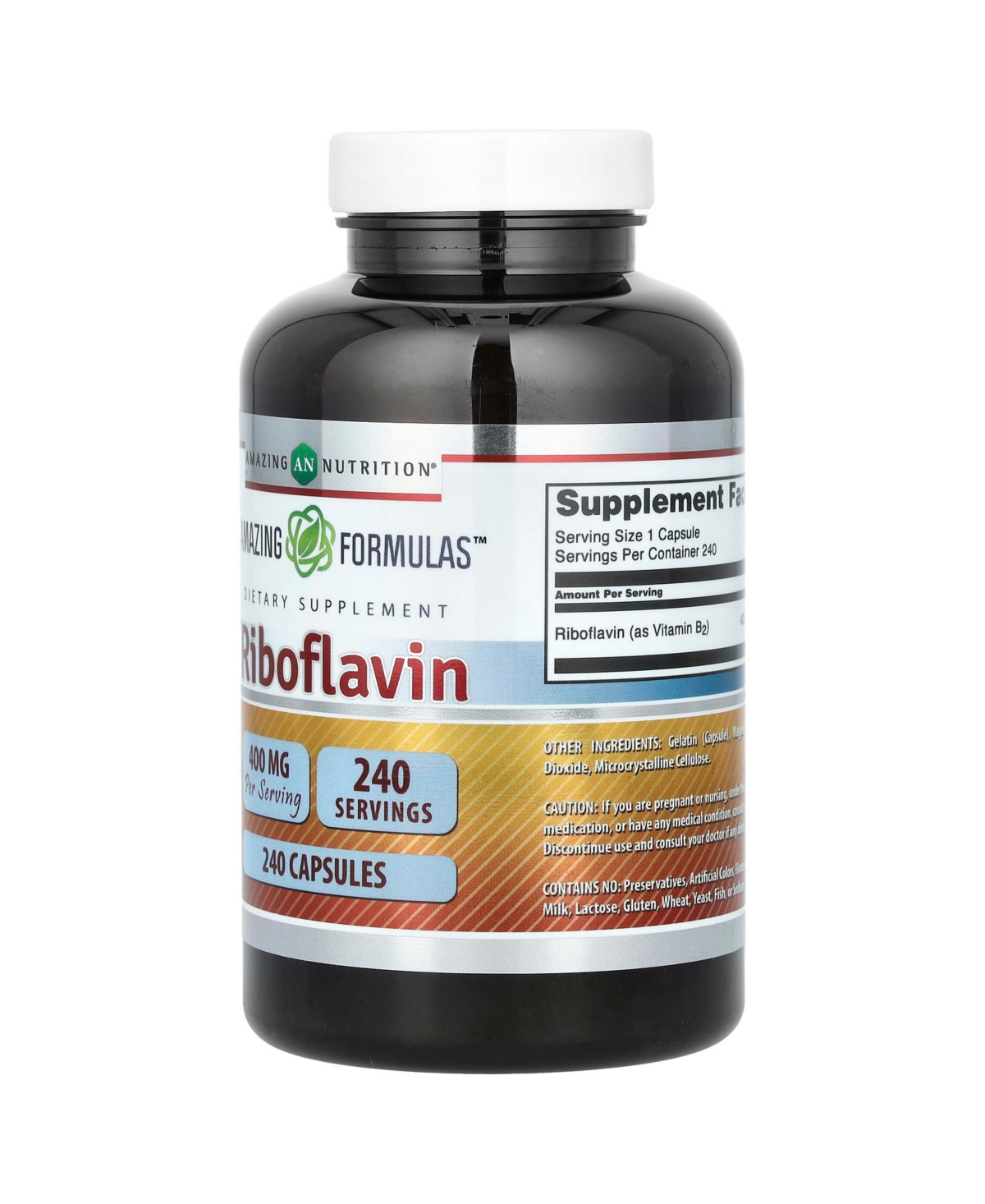Amazing Nutrition Riboflavin 400 mg