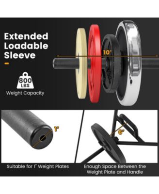 Olympic Hex Trap Bar with 2 Spring Collars and Foldable Handle
