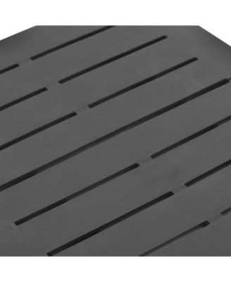 Folding Patio Table Anthracite 17.7"x16.9"x19.7" Plastic