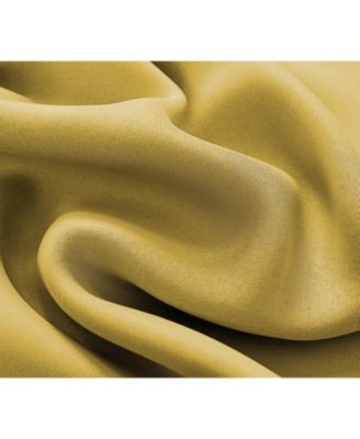 RT Designer Collection Anchorage Blackout Grommet Luxurious Modern Design Curtain Panel 54" x 95" Yellow