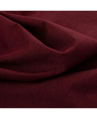 Cabana Two Pack Premium Grommet Curtain Panel 54" x 84" Burgundy