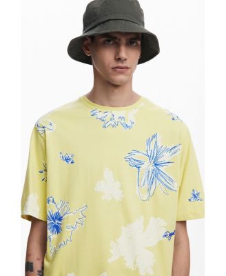 Men's Short-sleeve T-shirt with leaves