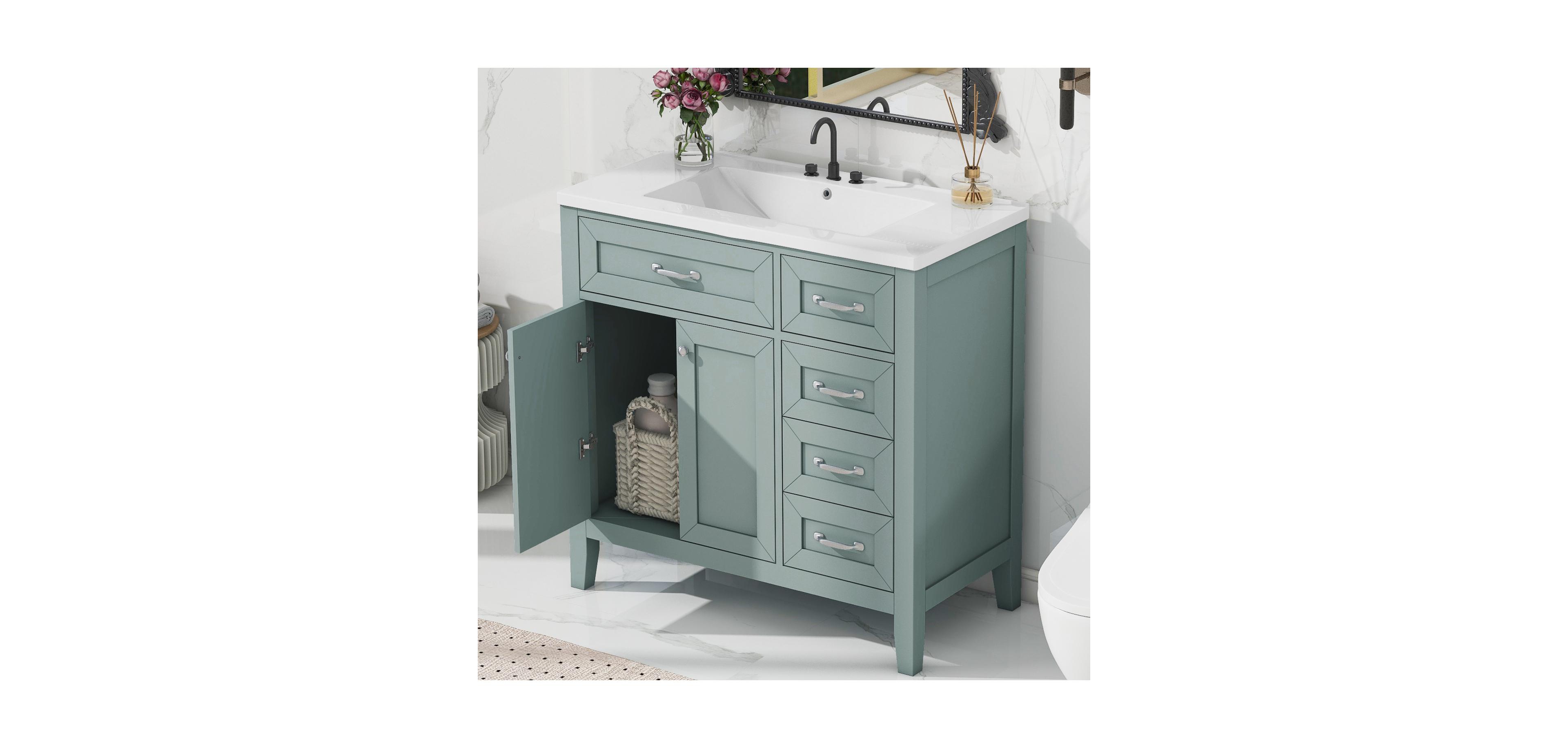 Streamdale Furniture 36" Bathroom Vanity with Sink Combo