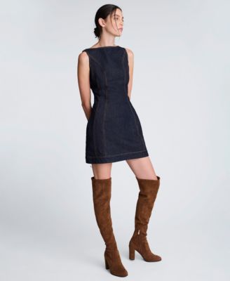 Kenneth Cole - Women's Hourglass Sleeveless Sheath Mini Dress