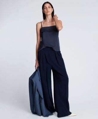 Women's Fold-Over Sleeveless Camisole Top