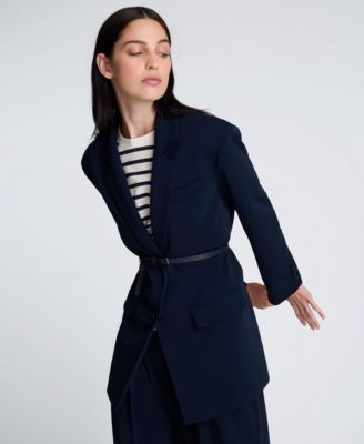 Women's Notch Collar Belted Jacket