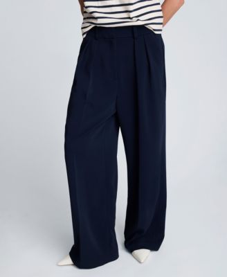 Women's Wide Leg Plaid Pant