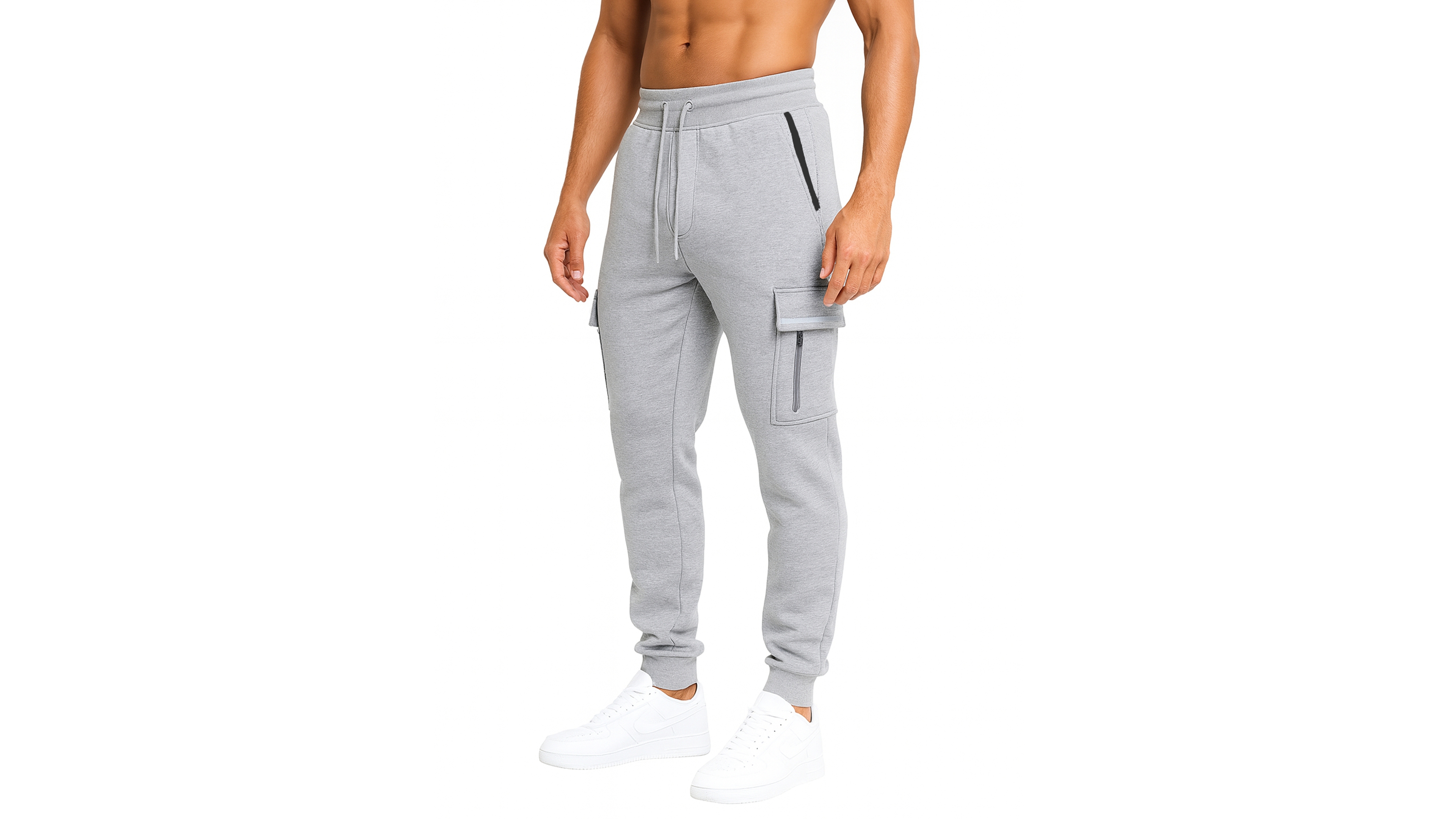 Blue Ice Men's Slim-Fit Cargo Jogger Pants