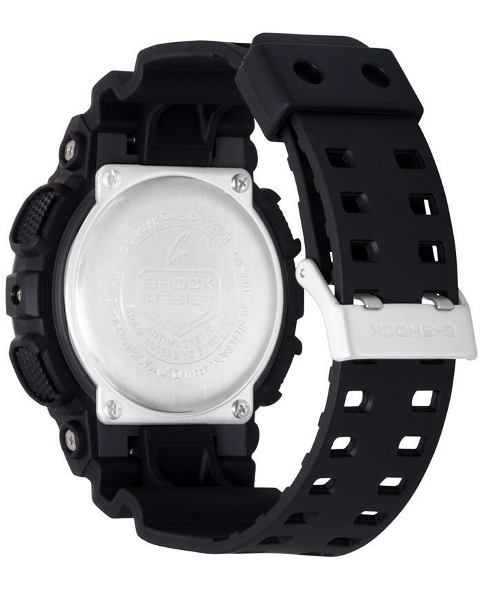 G-Shock Men's Analog Digital Black Resin Strap Watch, 55mm GA110-1B ...