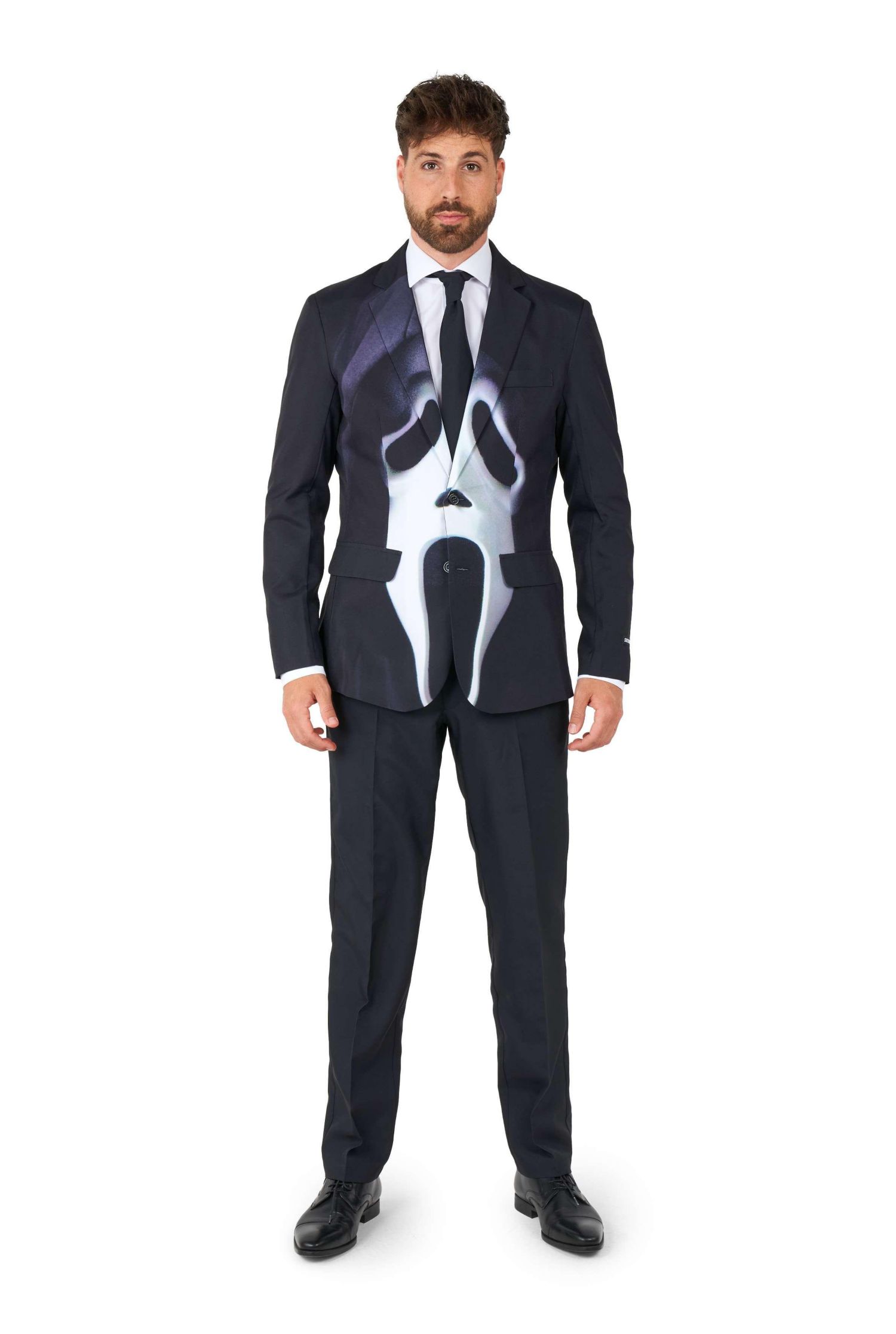 Men's Official GhostFace Suit- Halloween Theme Party Costume - Horror Costume