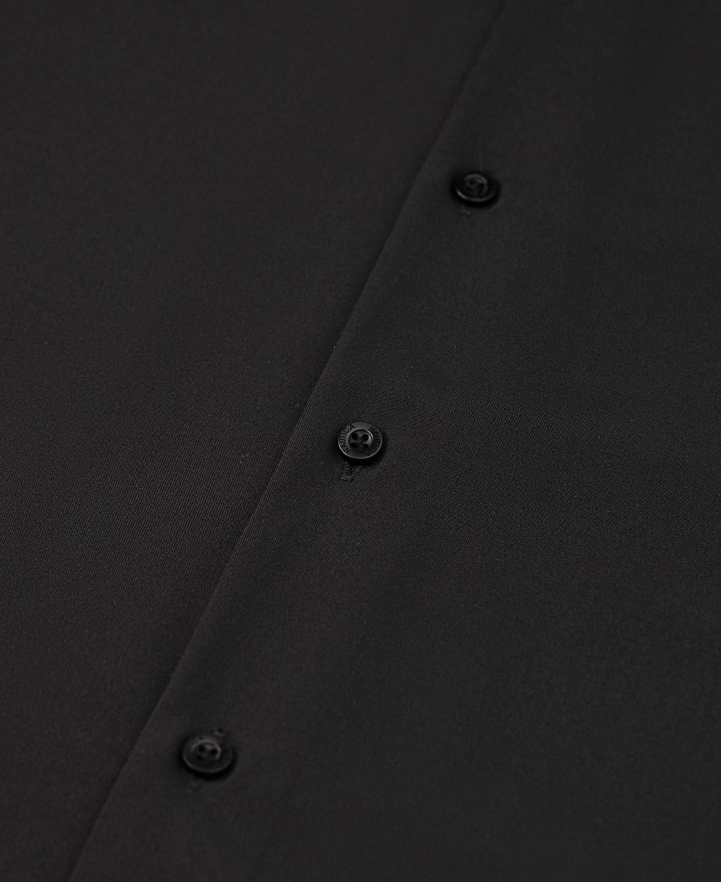Мужская рубашка Nautica Slim-Fit Supershirt Dress Shirt, цвет: Чёрный — фото 7