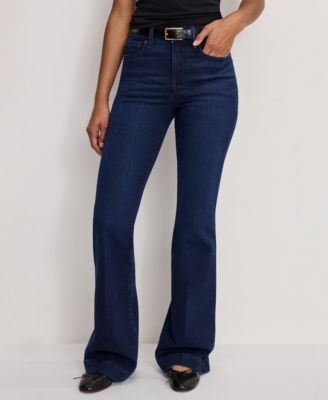 Good American - Women's Slim Fit Flare Leg Jeans