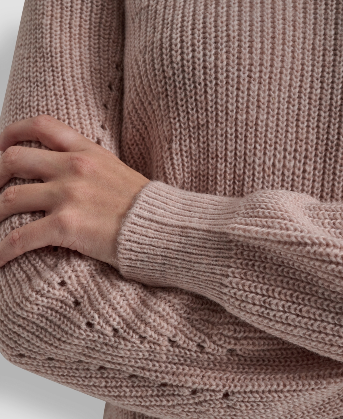 Dkny Women's Long-Sleeve Round Neck Sweater