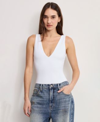 Women's Scuba V-Neck Bodysuit