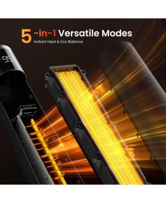 Tower Space Heater for Indoor, 1500W Smart Heaters with APP&Remote Control, PTC Ceramic Electric Heater, Overheat Protection for Office Home