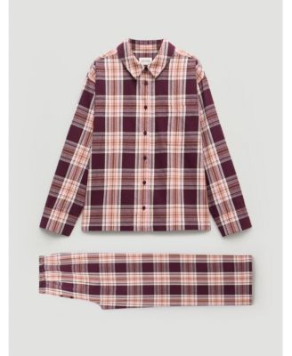 Women's Cotton Check Print Pajamas