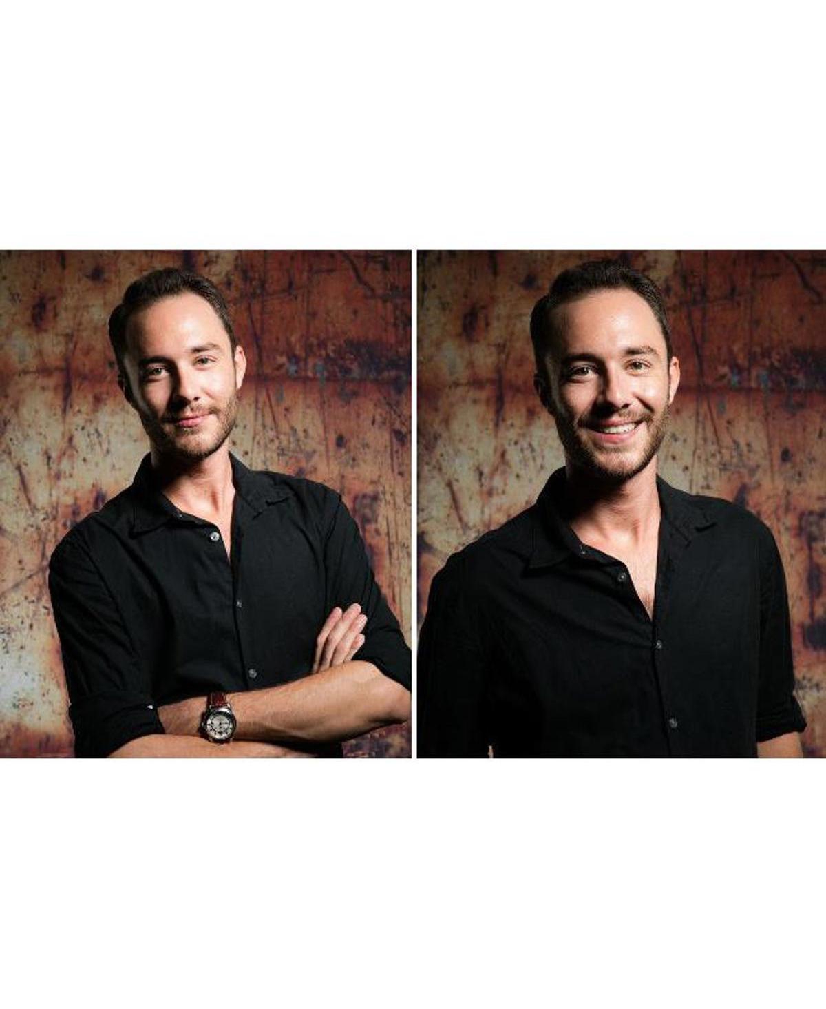 Savage 5x7' Collapsible Backdrop with 8' Aluminum Stand, Brown/Industrial Grunge