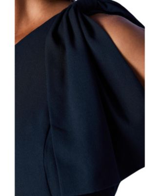 Women's One Shoulder Maxi Bridesmaid Dress