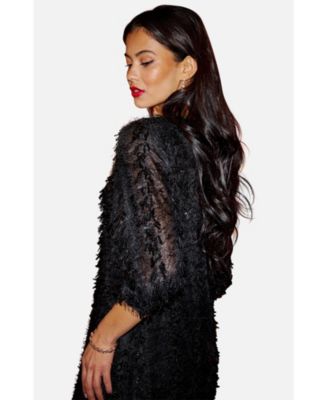 Women's Hanging Sequin Tunic Dress