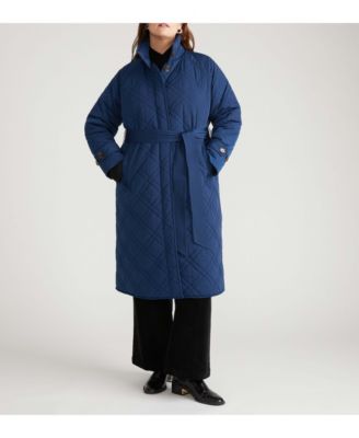 Plus Size Nehra Quilted Coat