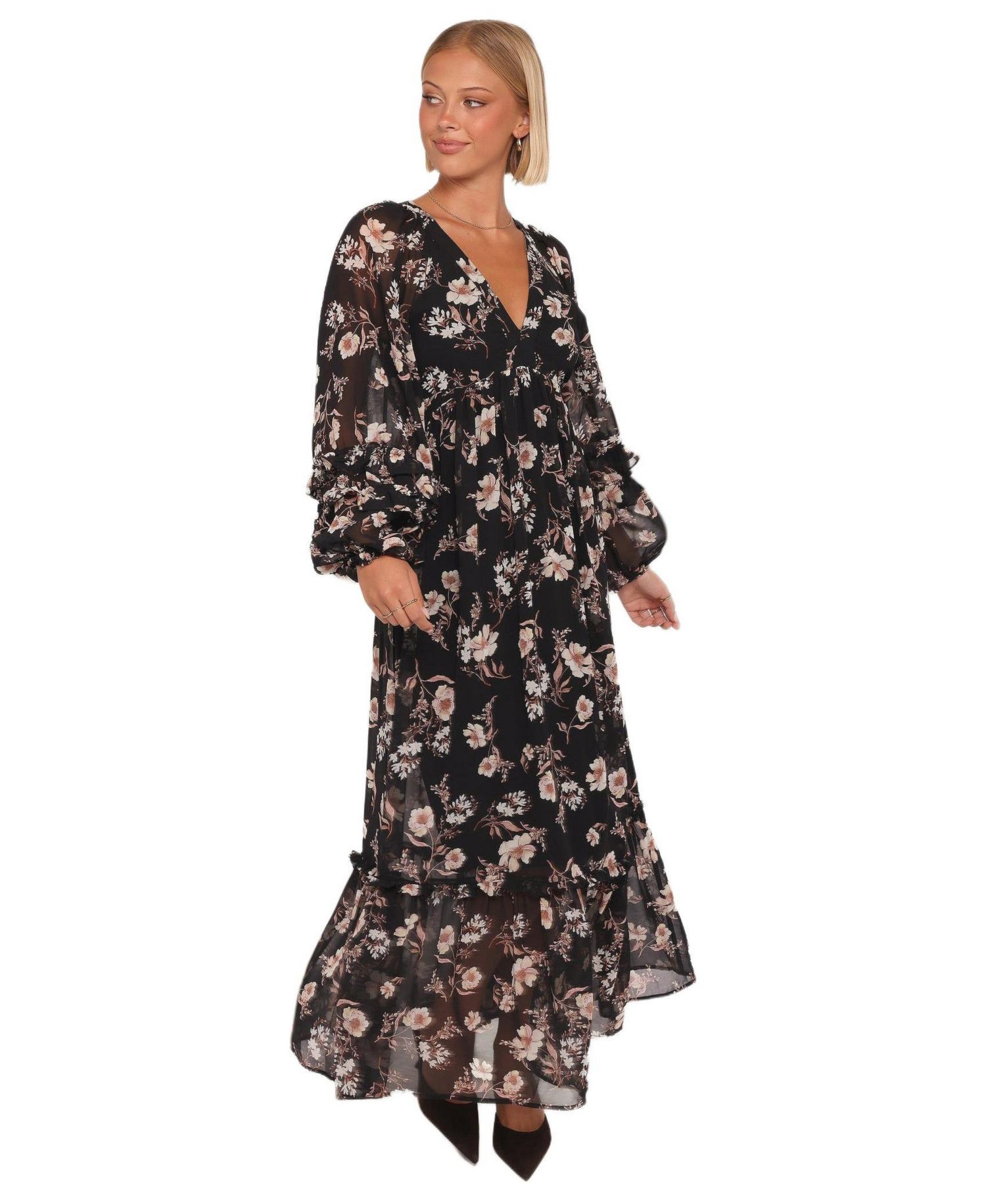 Women's Evian Long Sleeve Maxi Dress