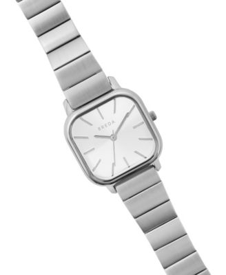 Women's 'Esther' 1735c Silver Stainless Steel Bracelet Watch, 26mm
