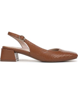 Women's Jayla Mid-Heel Square Toe Slingback Pumps