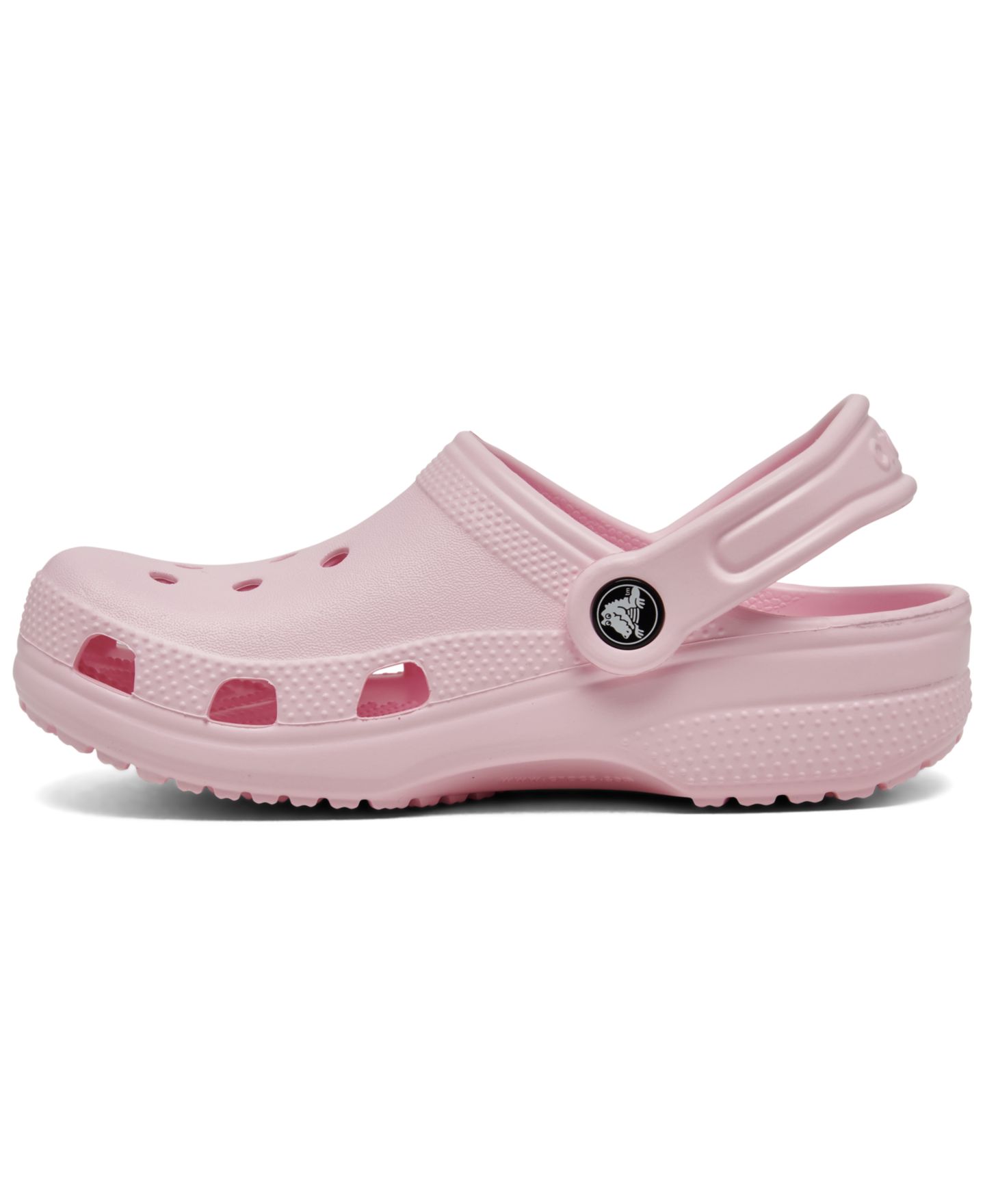 Сандалии Crocs Classic Clog Sandals from Finish Line для девочек, цвет: Розовый молочный — фото 2