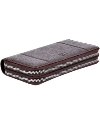 Fifth Avenue RFID Secure Double Zipper Wallet