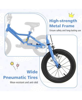 14 Inch Kids Bike with Removable Training Wheels for Aged 3-5 Years Old