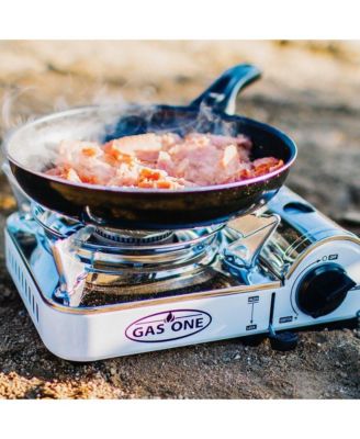 Emergency Gear Camping Mini Butane Portable Gas Stove with Carrying Case