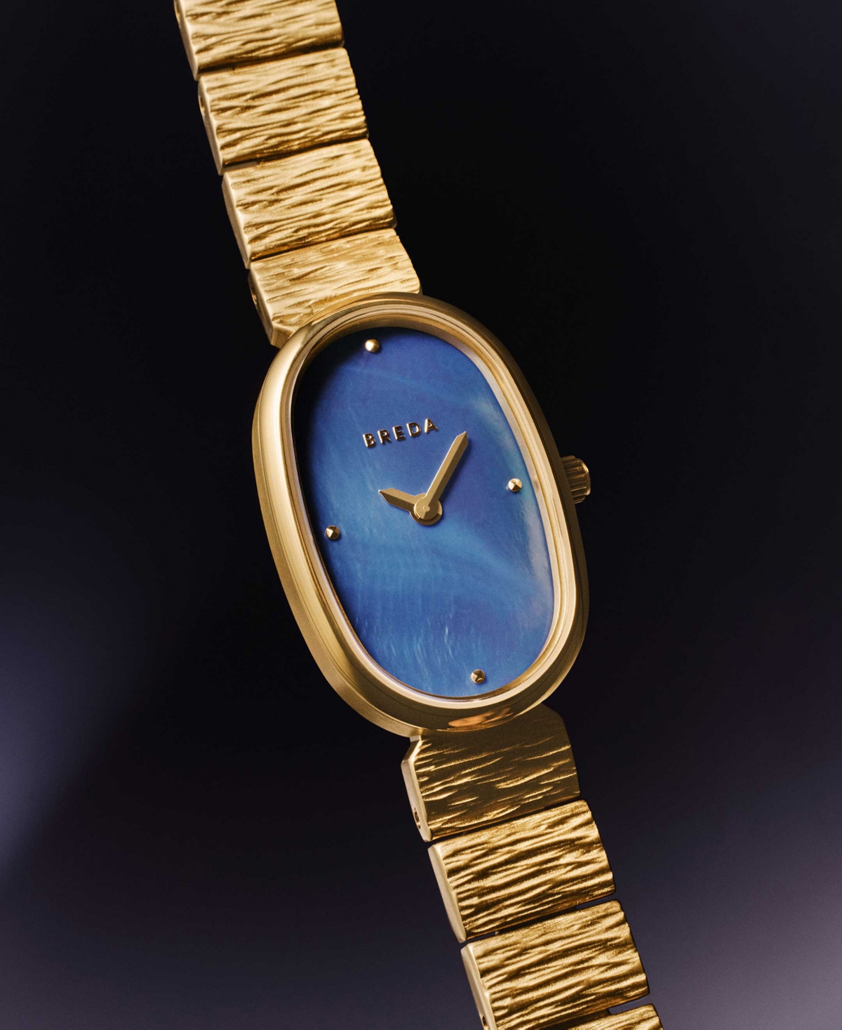 Breda Women's 'Jane Revival' Gold Stainless Steel Bracelet Watch, 18mm